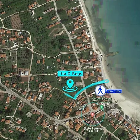 The 8 Keys Hotel de apartamente Skala Potamia